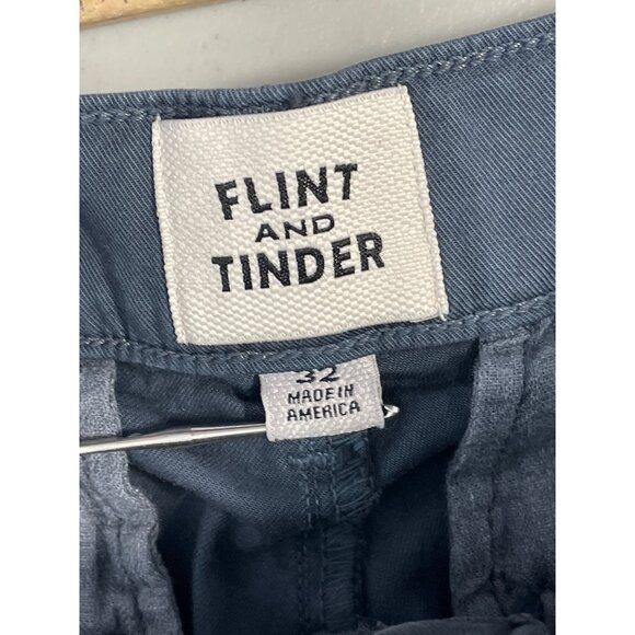 Flint And Tinder Chino Pants Size 32 Flat Front Straight Leg Cotton Blend Career - Picture 3 of 7